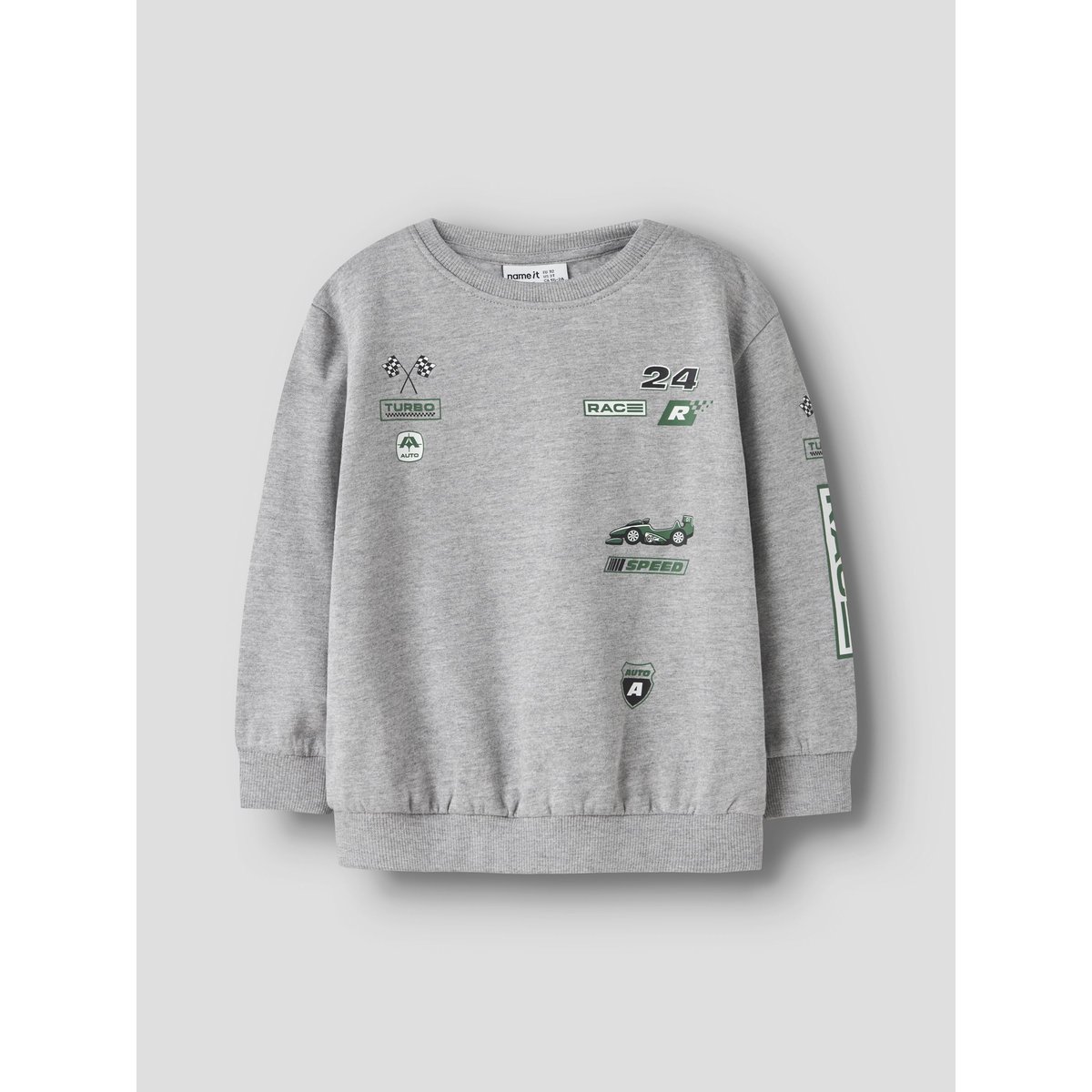 Sweat-Shirt grey melange, NAME IT