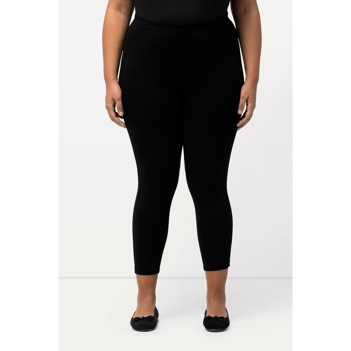Legging 7/8 avec taille élastique noir, ULLA POPKEN