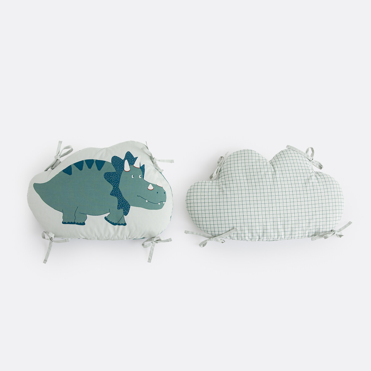 Tour de lit modulable percale, Little Dino imprimé, LA REDOUTE INTERIEURS