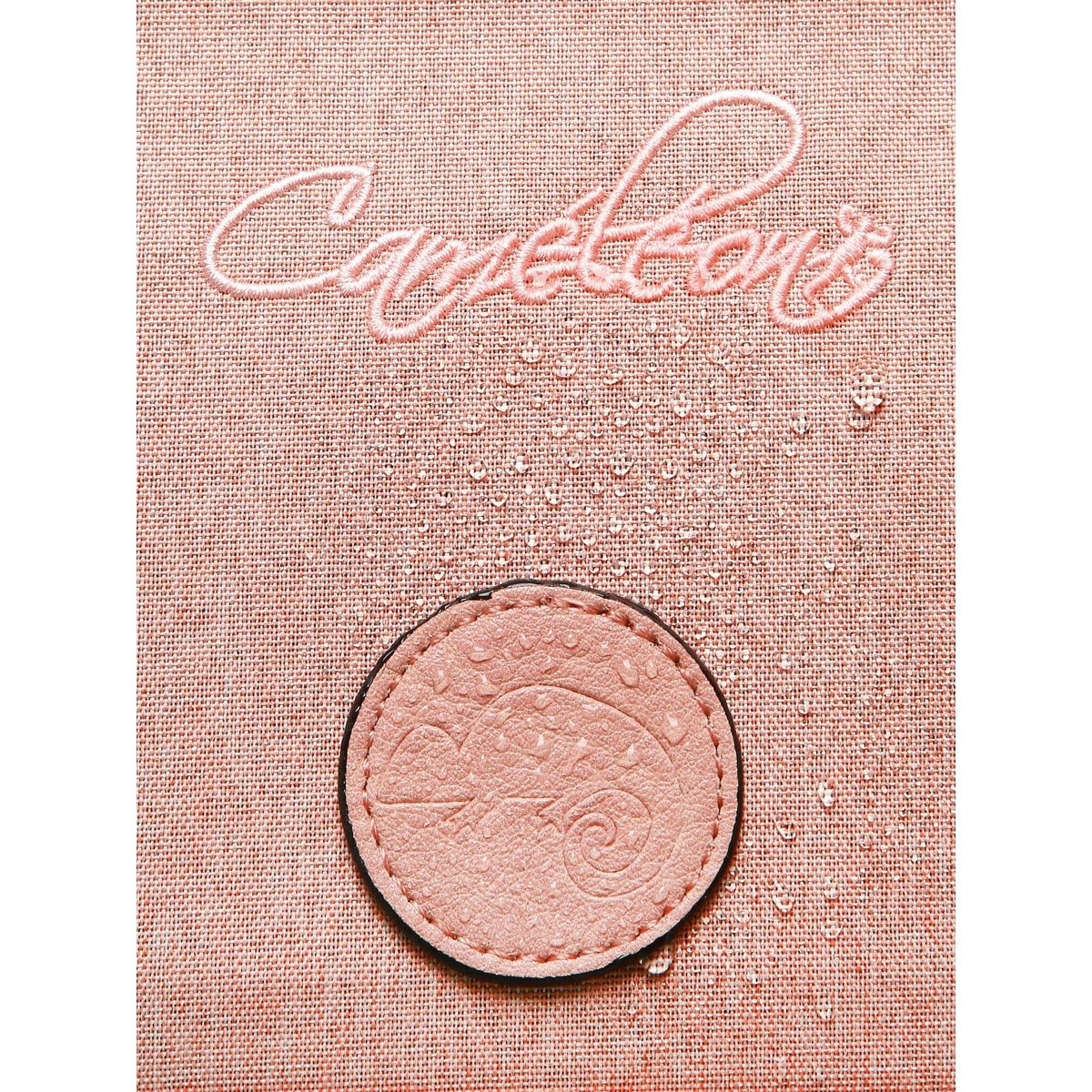 Cartable 3 compartiments totaly old pink, CAMELEON