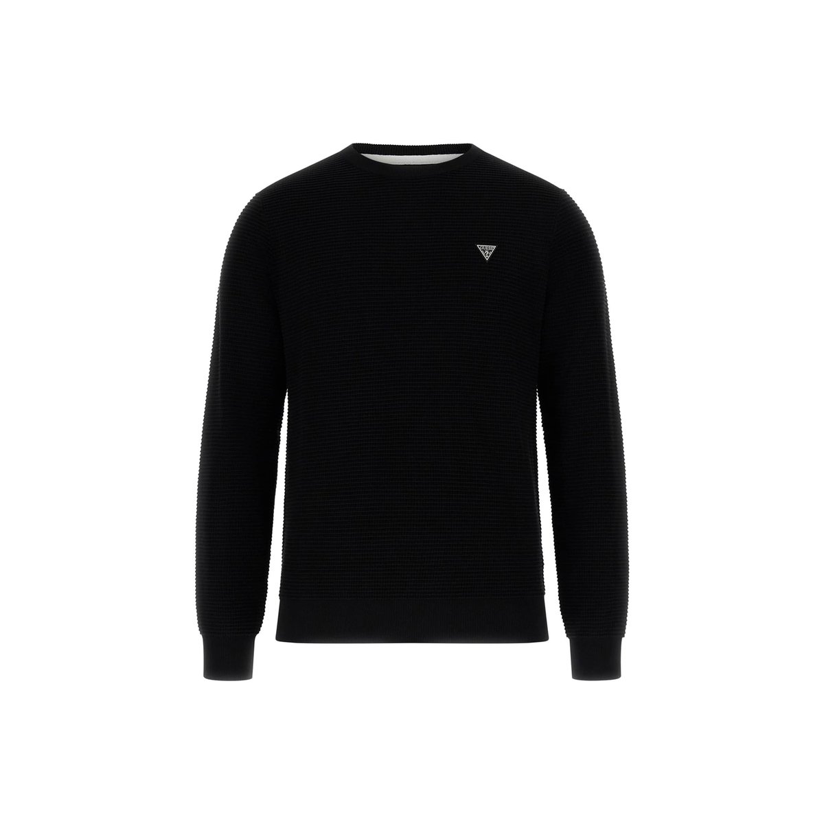 Pull En Viscose Mélangée noir, GUESS