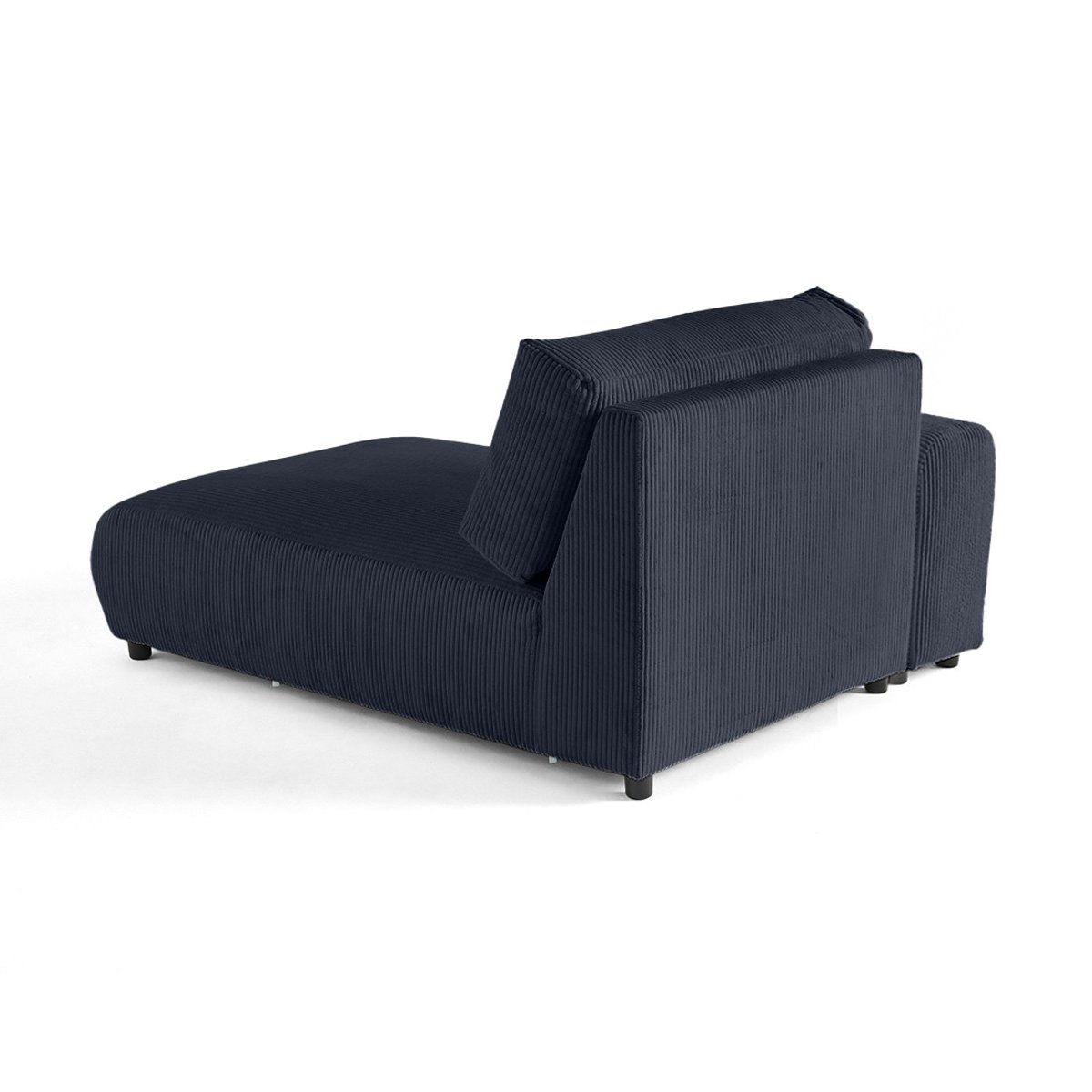 Module d'assise méridienne gauche - GARANCE bleu nuit, BEST MOBILIER