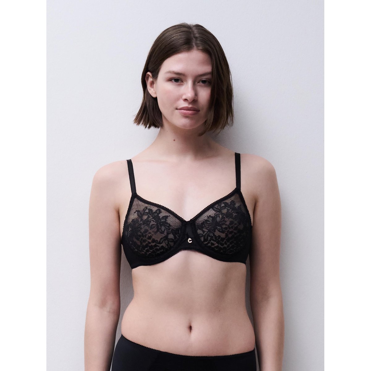 Soutien-gorge moulé emboîtant MARIS noir, CHANTELLE