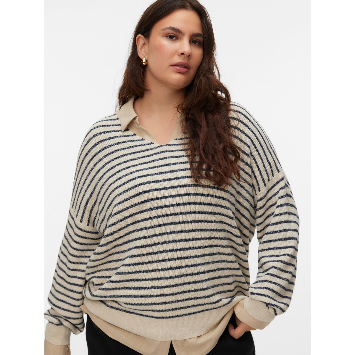 Pull En Maille birch, VERO MODA