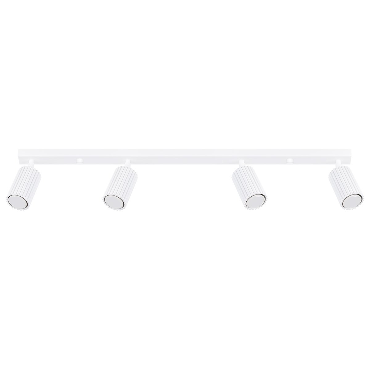 Plafonnier Aluminium Blanc GU10 4 Karbon Line blanc, EDEN