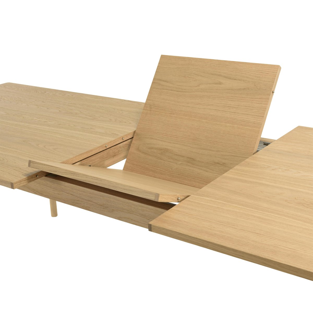 Table à manger extensible 240/292 cm chêne clair PANAMA bois naturel, PIER IMPORT