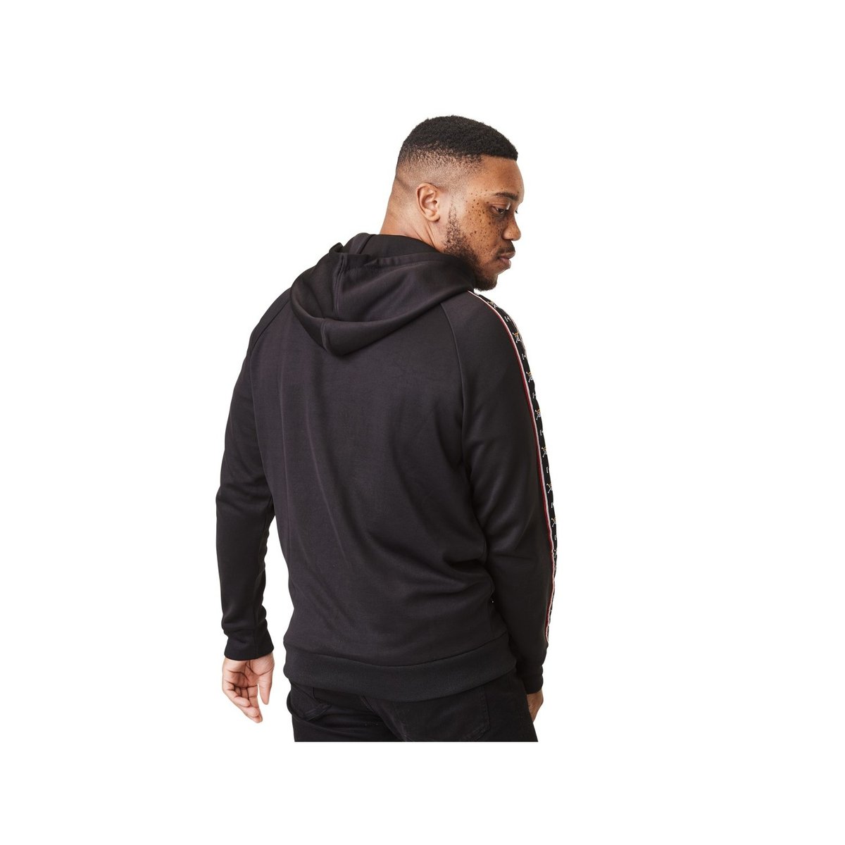 Sweat à capuche avec zip One Piece Luffy noir, CAPSLAB