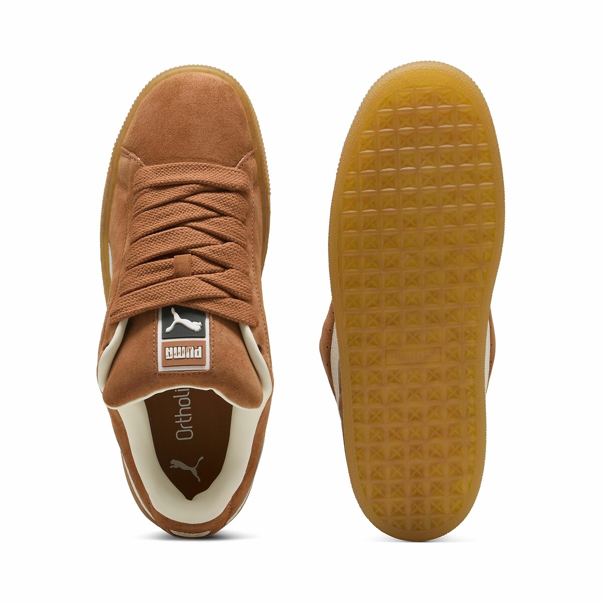 Sneakers Suede XL oranje/wit, PUMA