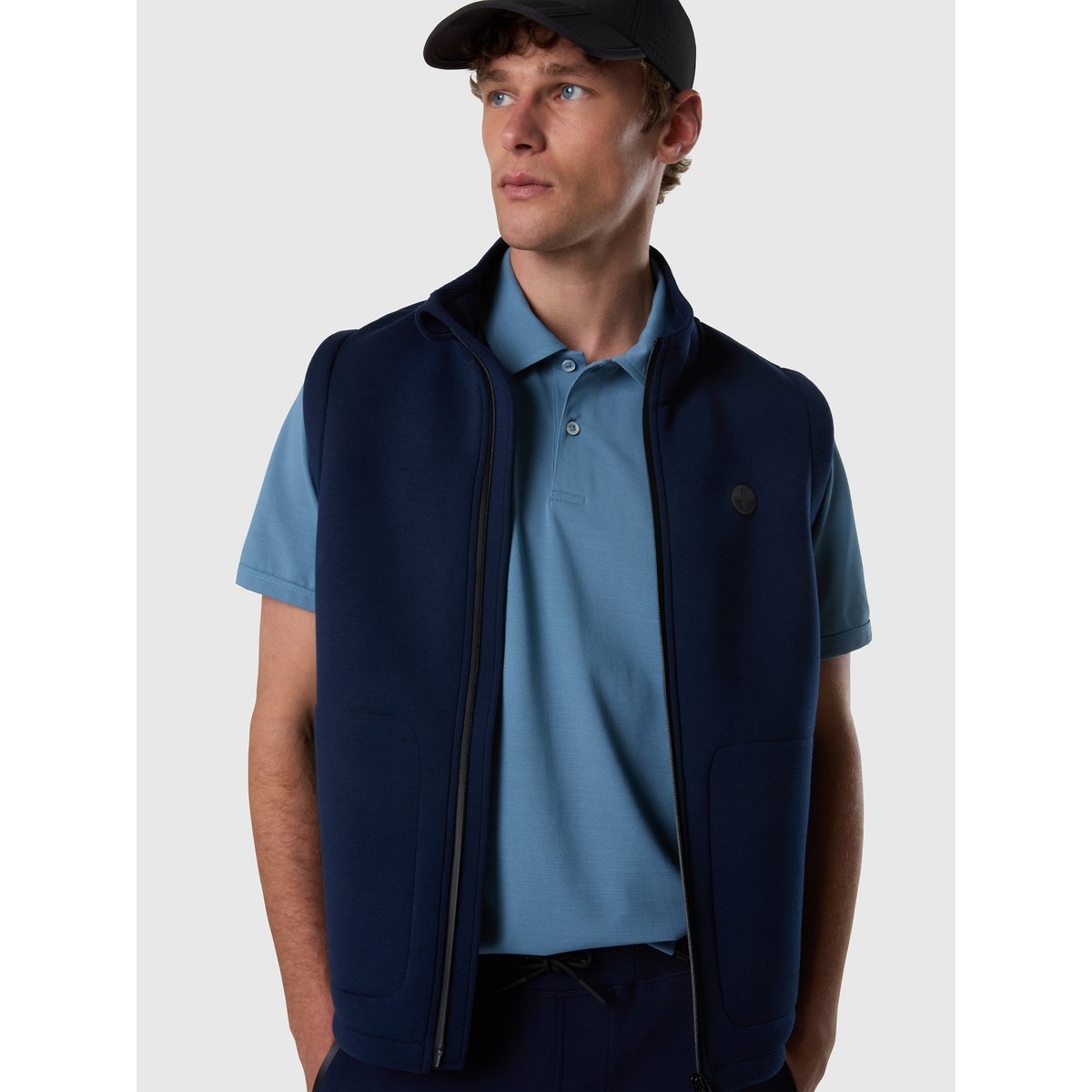 Gilet en polaire sous-marine bleu marine, NORTH SAILS