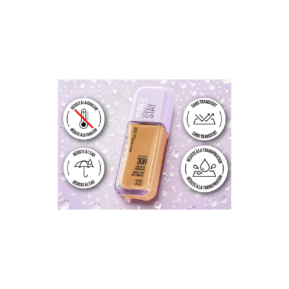 Superstay 30H Lumi-Matte Fond de Teint 400, MAYBELLINE NEW YORK