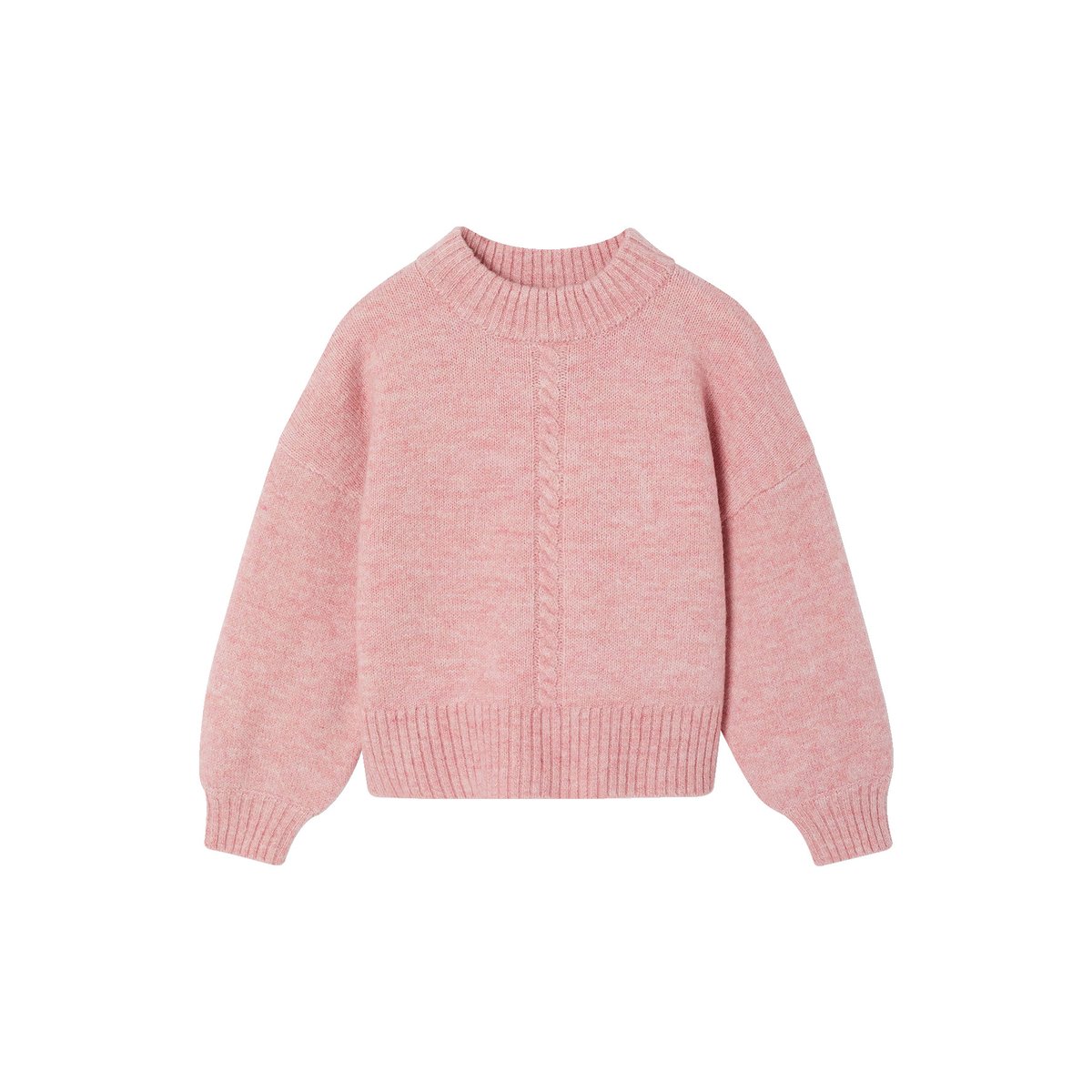 Pull uni rose, VERTBAUDET