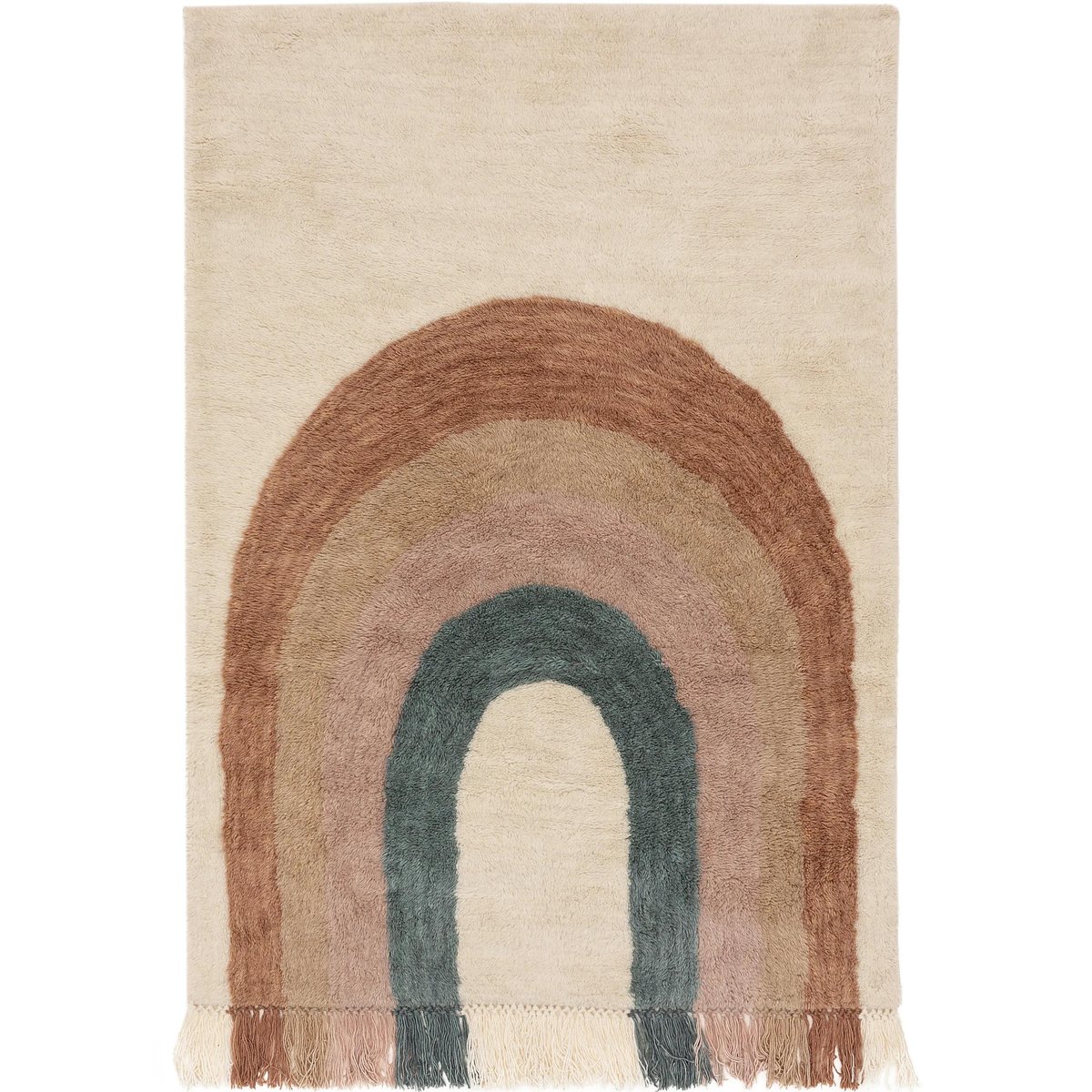 Tapis enfant tufté main RAINBOW multicouleur, BENUTA