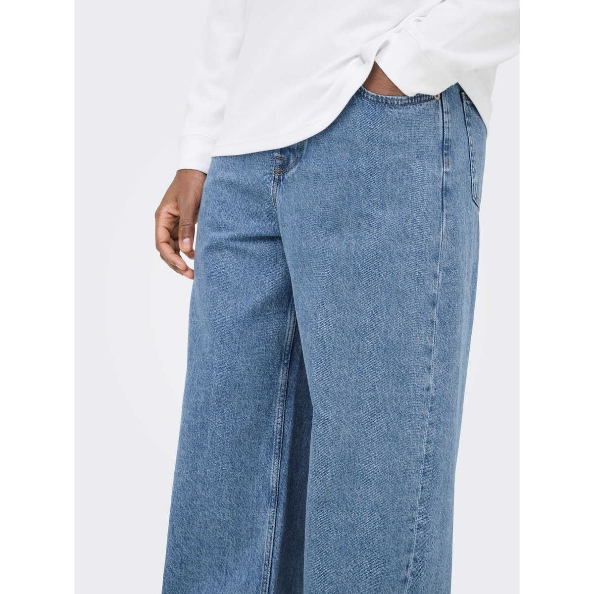 Jean À Jambe Large medium blue denim, ONLY & SONS