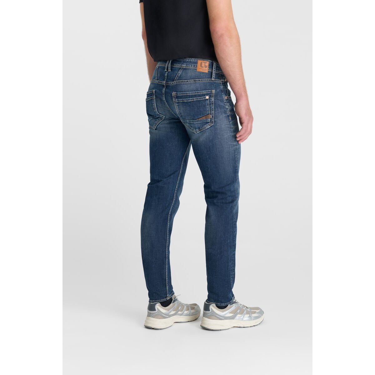 Jeans slim stretch 700/11, longueur 34 blue, LE TEMPS DES CERISES