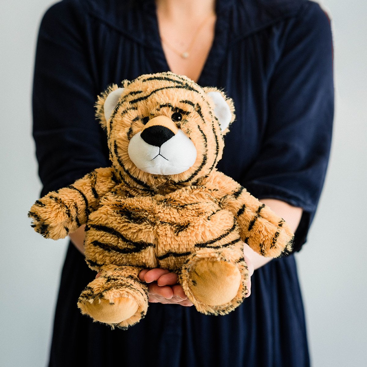 Peluche Bouillotte Tigre beige, WARMIES