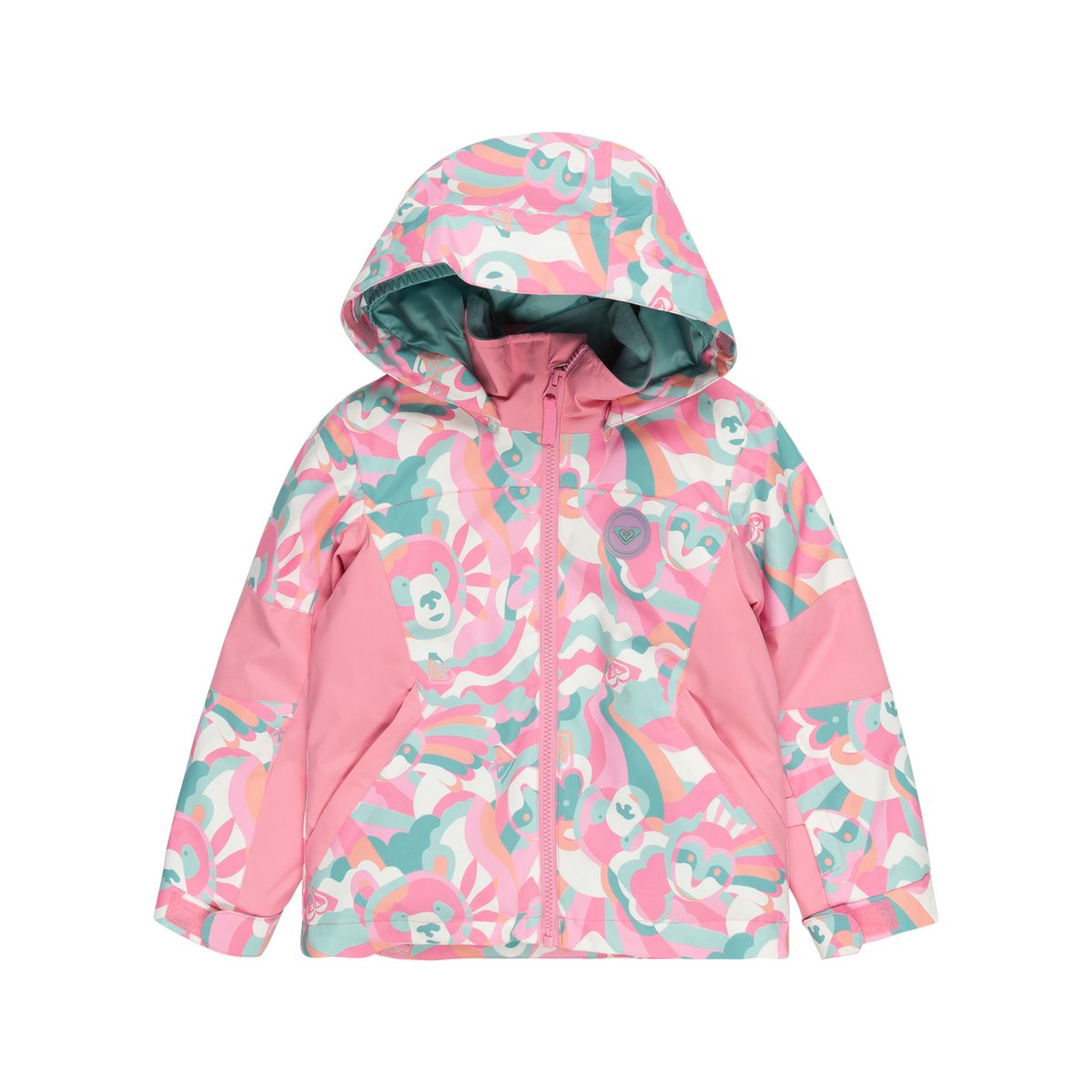 Veste de snow SNOWY TALE. rose sachet pink mountain night, ROXY