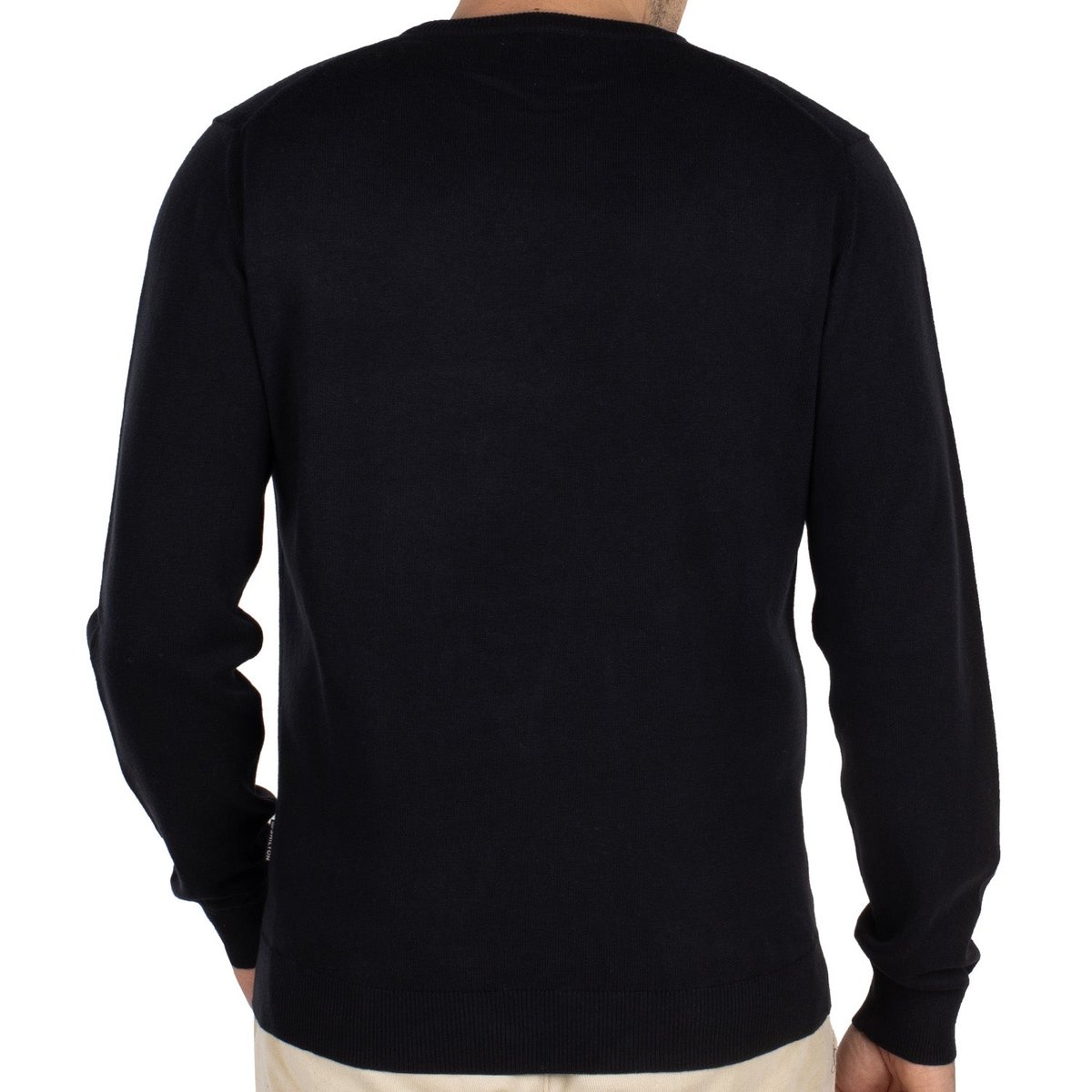 Pull col rond essentiel noir, SHILTON