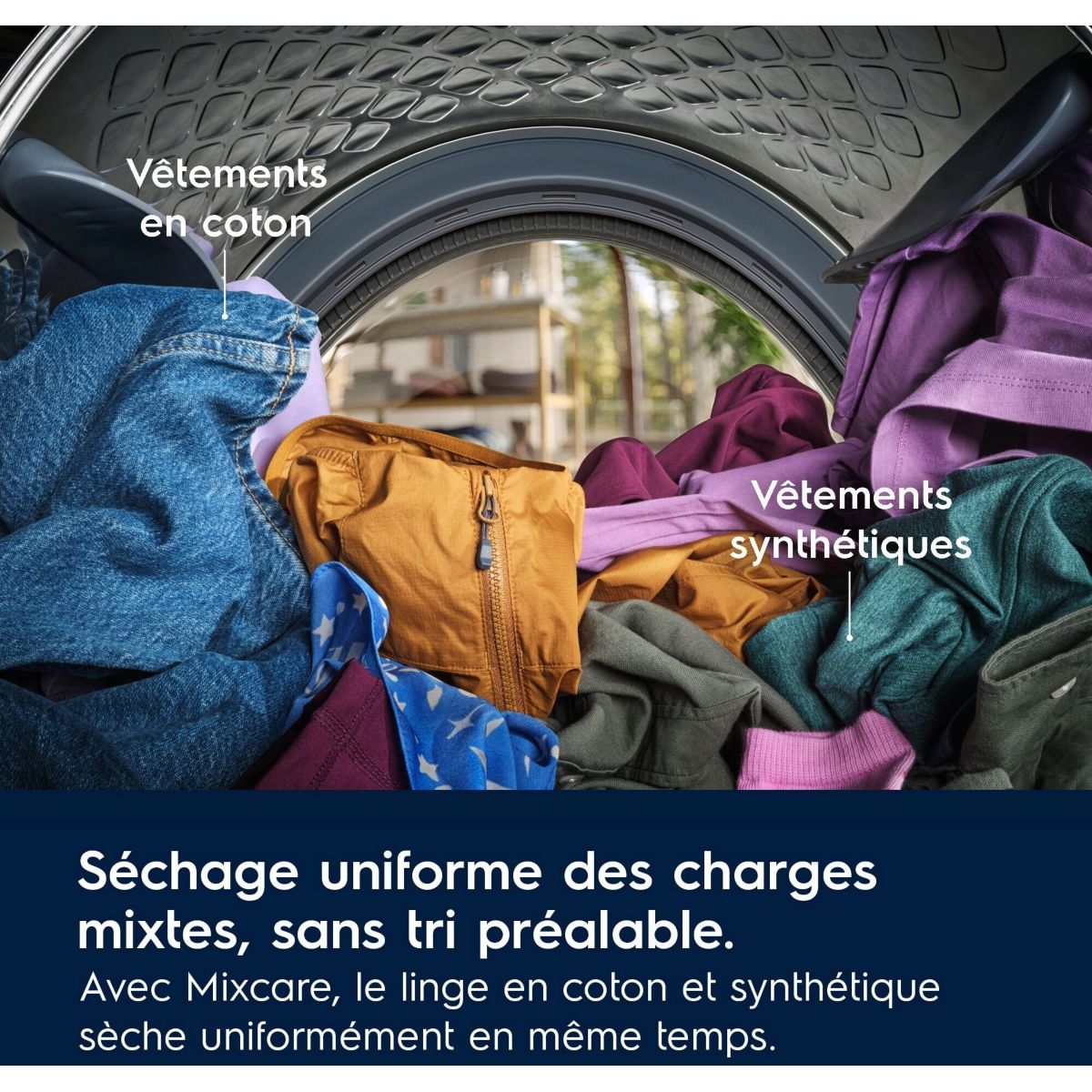 Sèche linge pompe à chaleur EW6HI6184DB couleur unique, ELECTROLUX