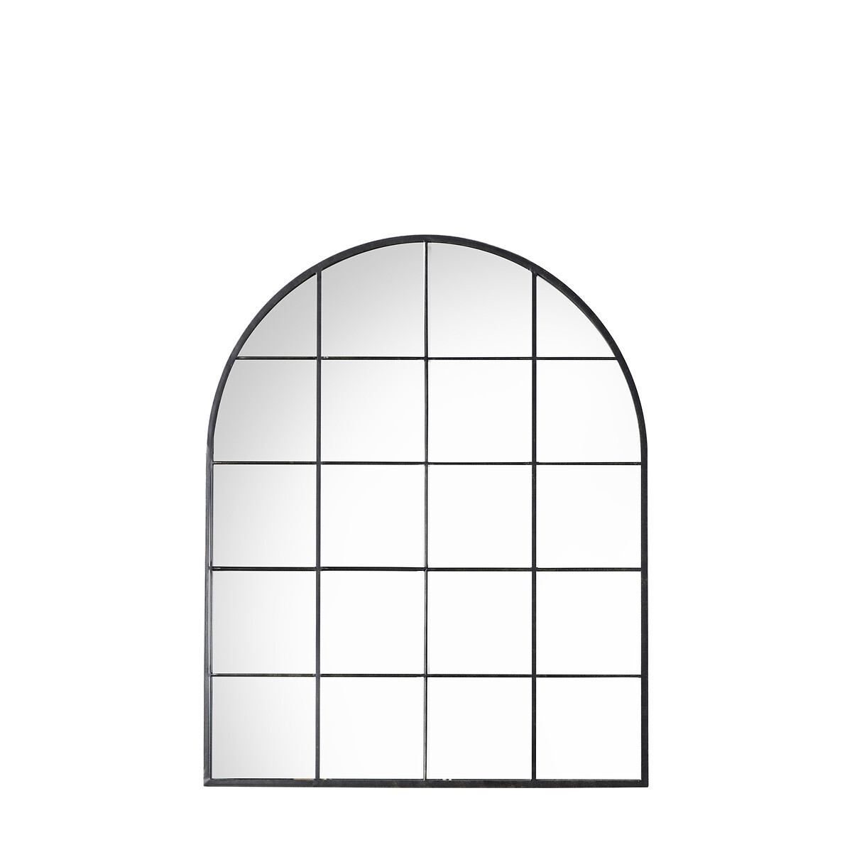76x95cm Hines Arched Window Mirror black, ÉDITÉ