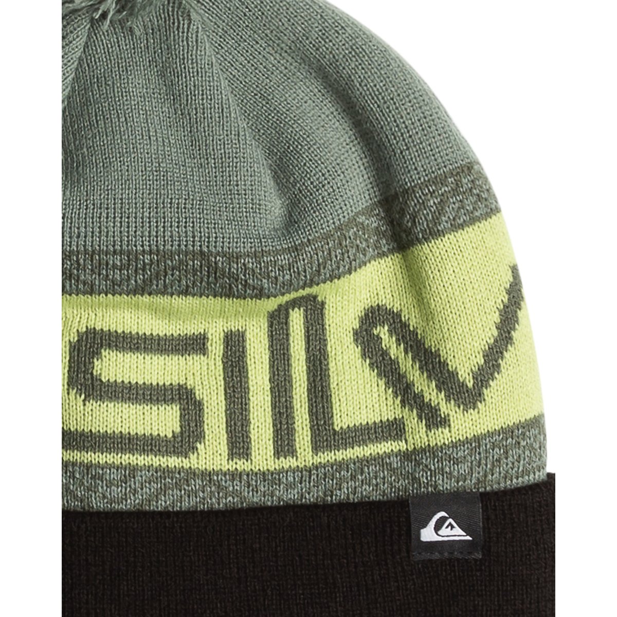 Bonnet à revers SUMMIT vert sea spray, QUIKSILVER