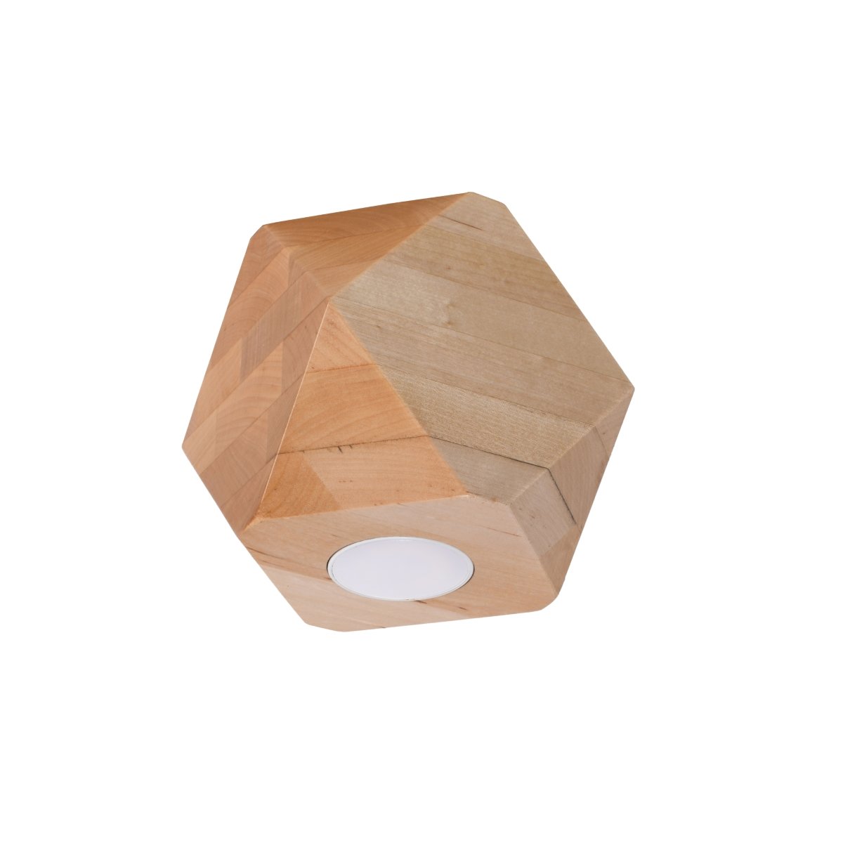 Plafonnier Bois Bois Naturel GU10 1 Woody marron, EDEN