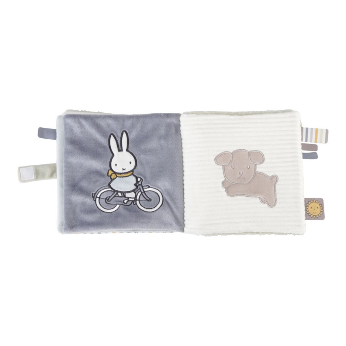 Livre d'éveil en tissu Miffy - Fluffy Bleu-Vert vert-bleu, MIFFY