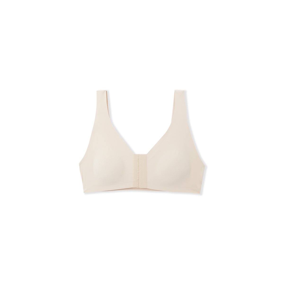 Soutien-gorge brassière sans armatures post-mastectomie avec ouverture devant PURE FIT POST lin, ETAM