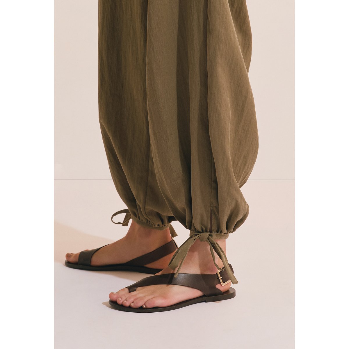Pantalon bouffant VELINA anis, ETAM
