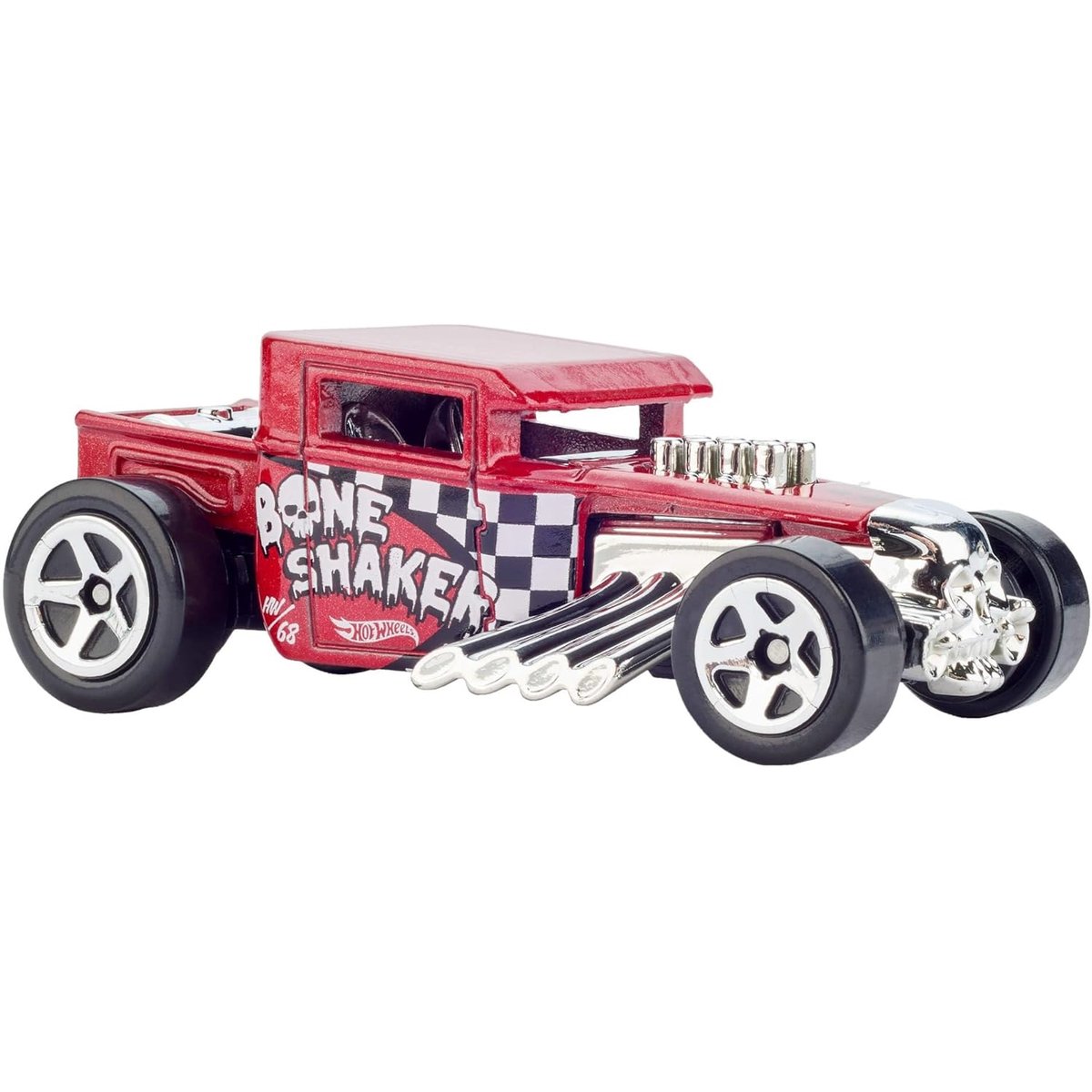 Hot Wheels-Coffret De 5 Véhicules rouge, MATTEL