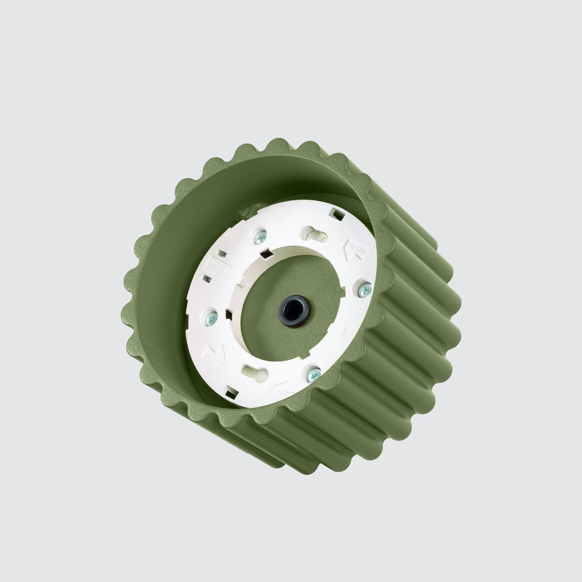 Plafonnier Aluminium Vert Olive Gx53 1 Aura vert, EDEN