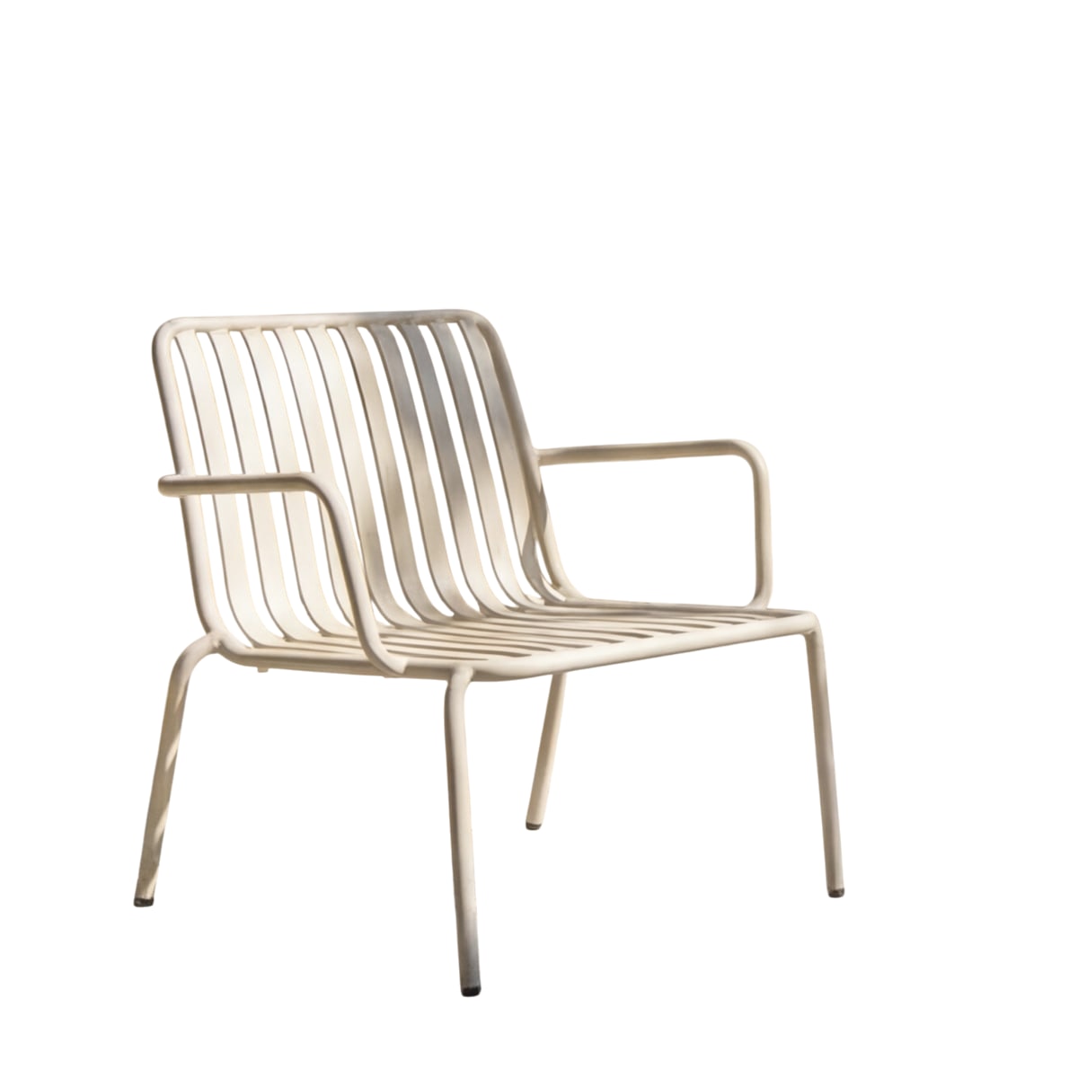 Fauteuil de jardin en Métal, GABY beige, TIKAMOON