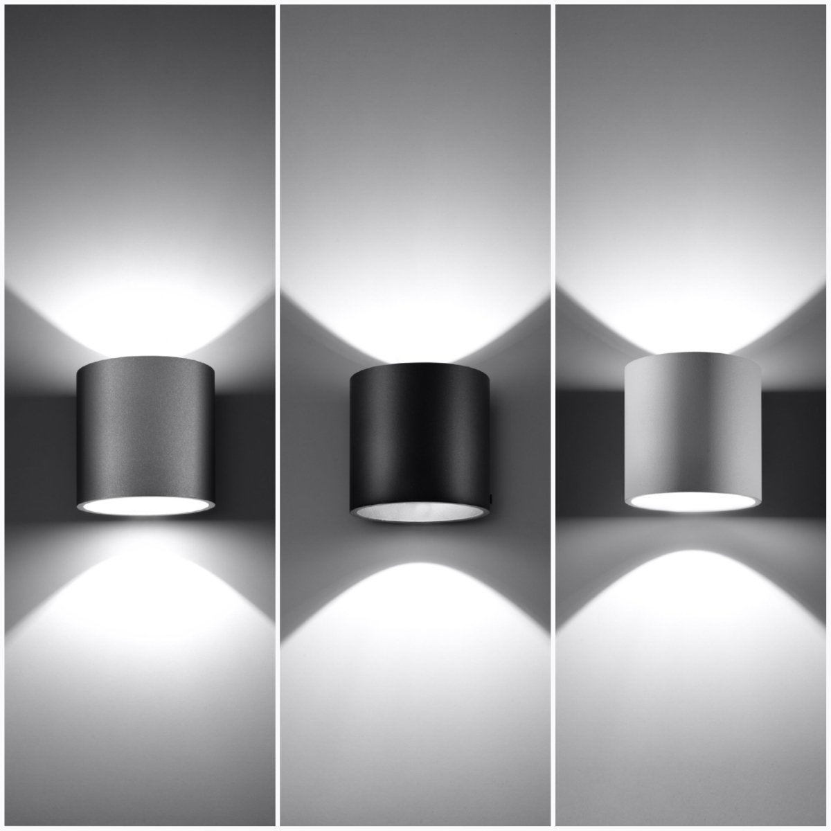 Applique Aluminium Noir G9 1 Orbis noir, EDEN