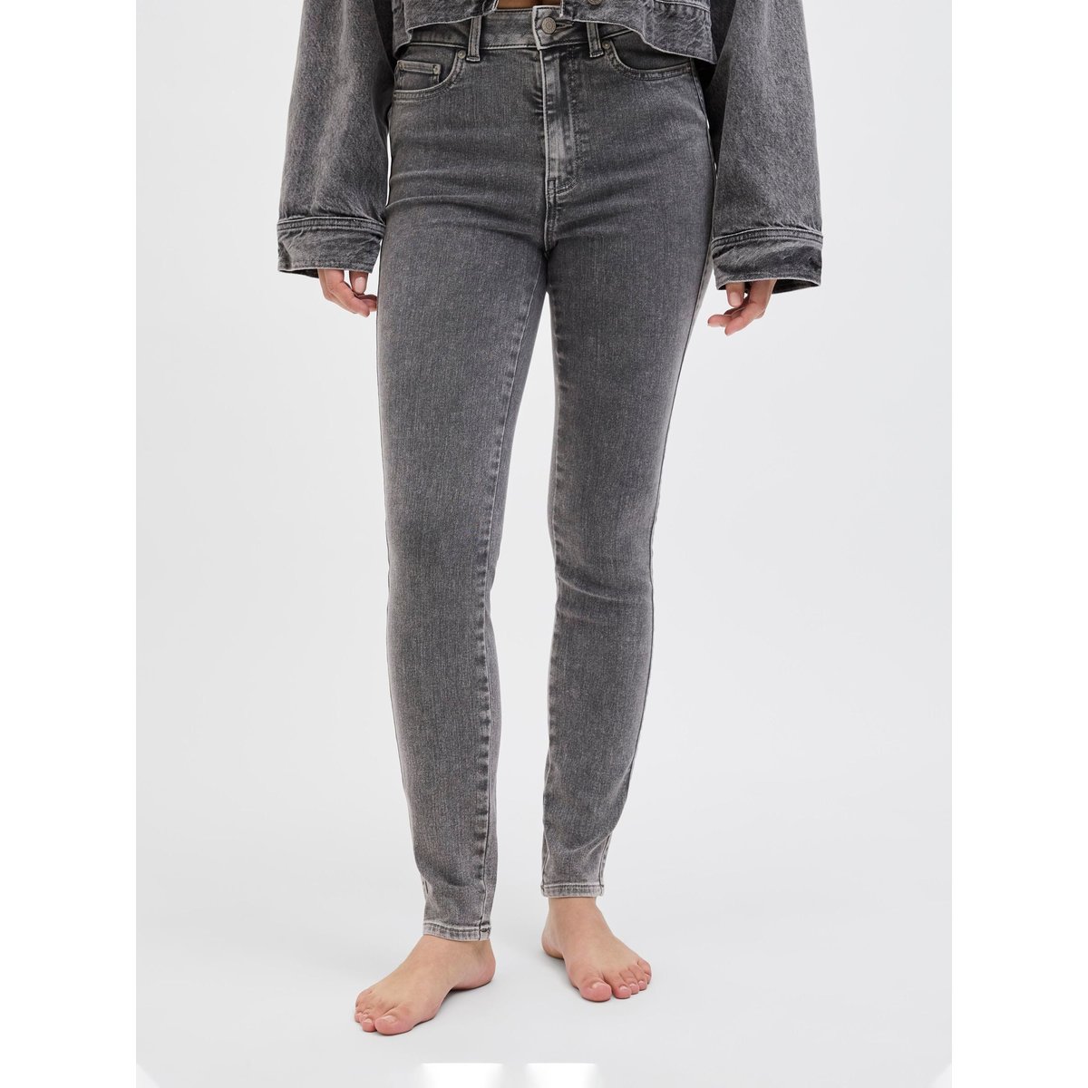Jean Skinny grey denim, JJXX