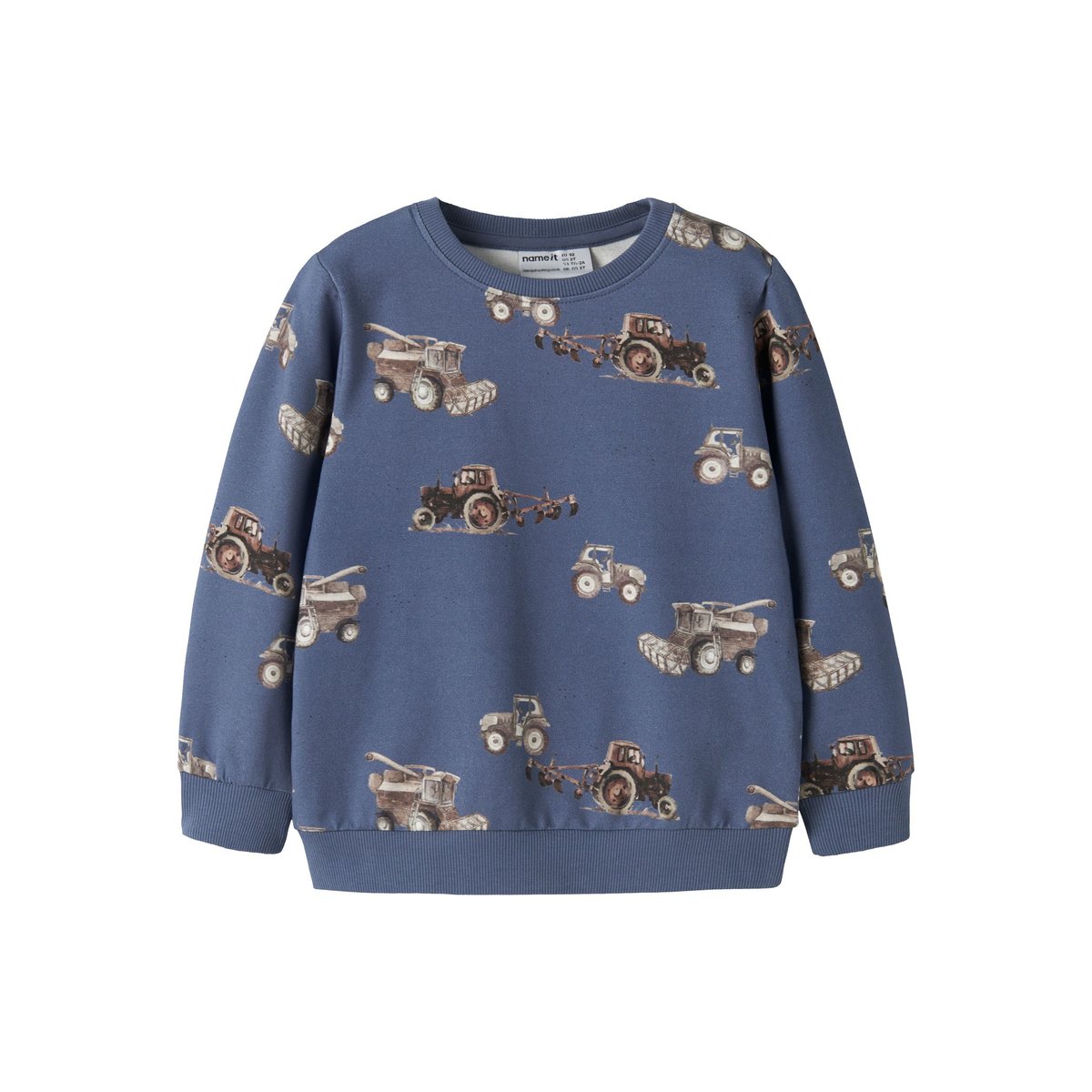 Sweat-Shirt vintage indigo, NAME IT