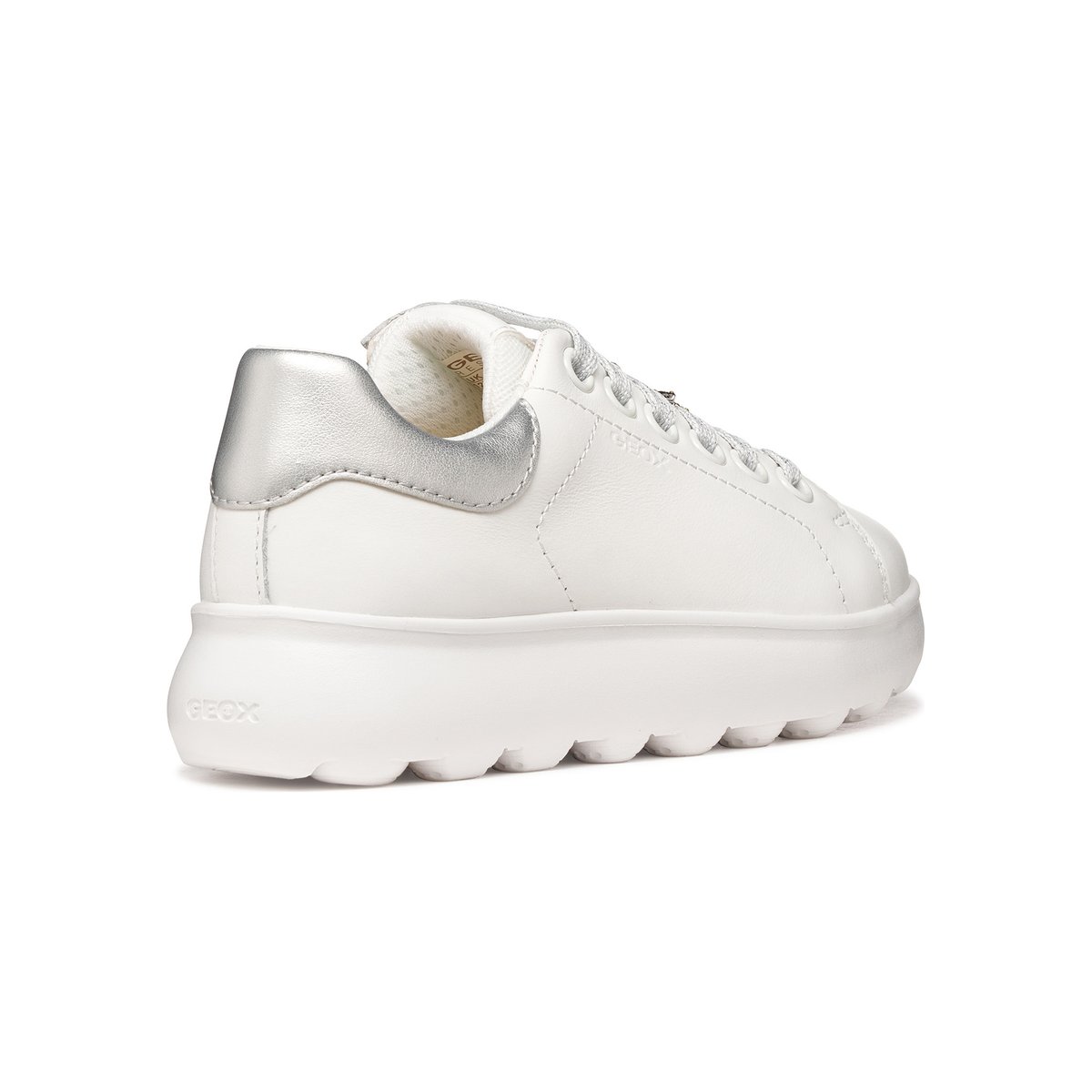 Baskets  J PUFFYPOP blanc/argent, GEOX