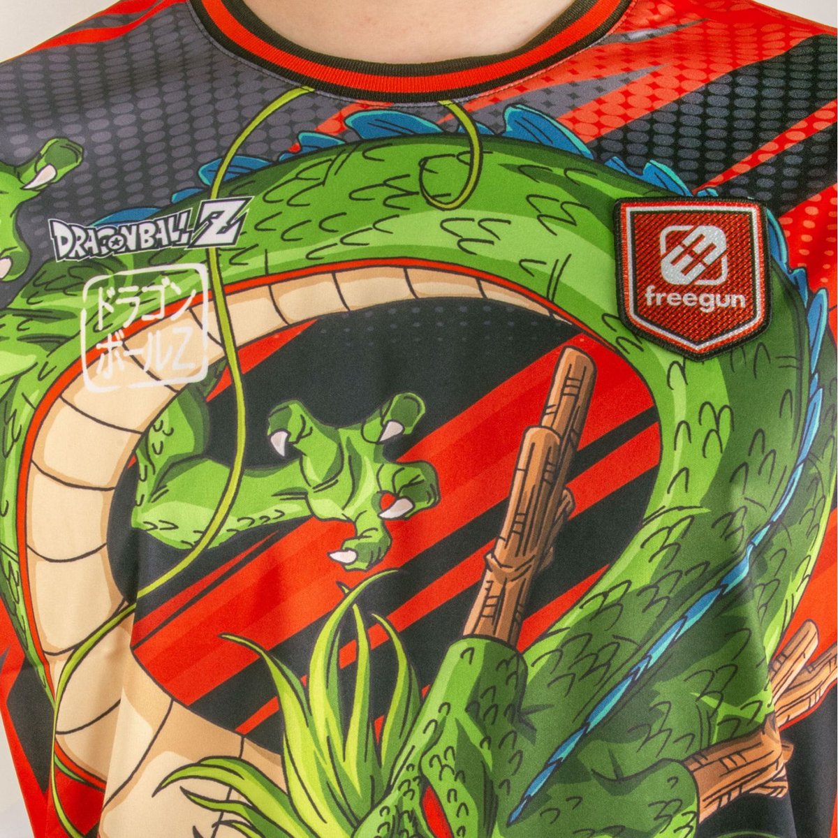 Jersey E-sport Dragon Ball Z noir/rouge/vert/jaune, FREEGUN