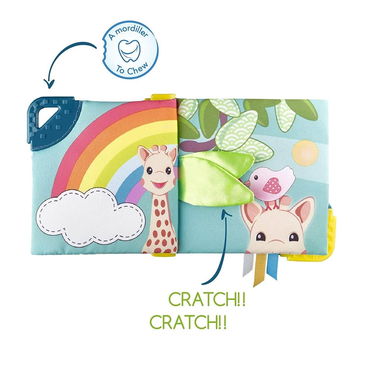 Livre bébé d'éveil multicolore, SOPHIE LA GIRAFE