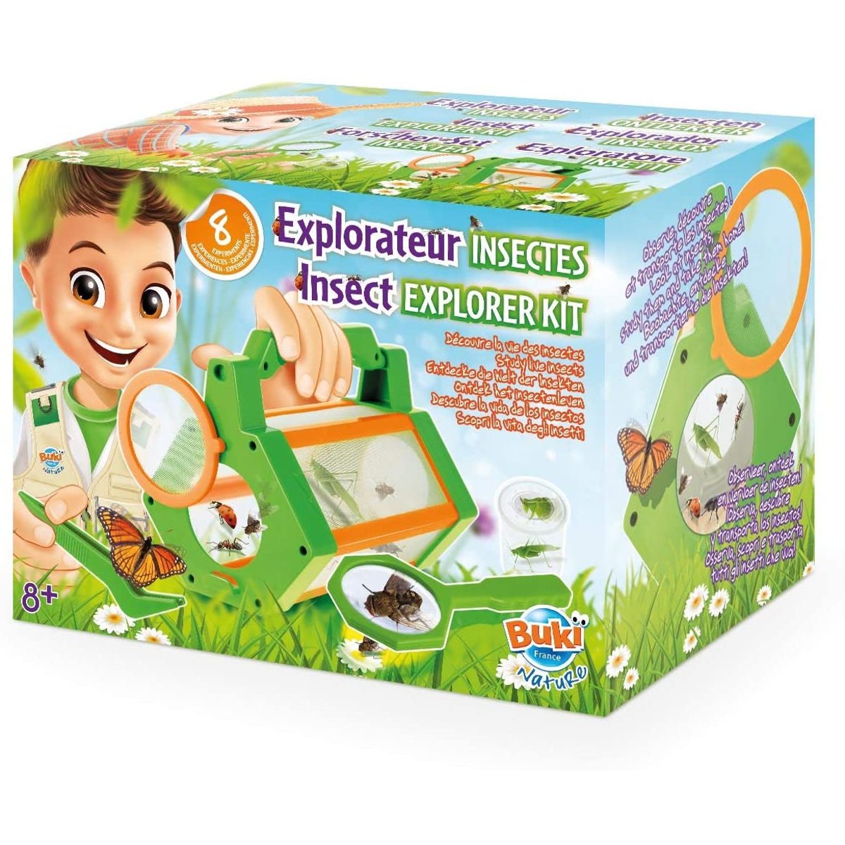 Explorateur d'insectes vert, BUKI FRANCE