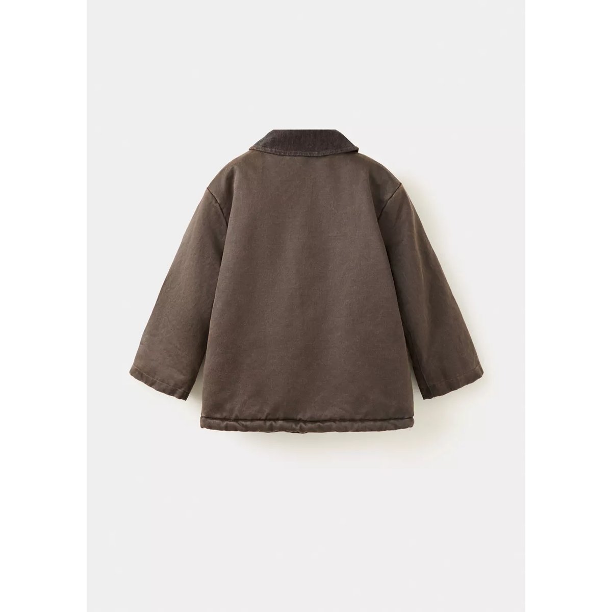 Manteau ciré marron, MANGO BABY