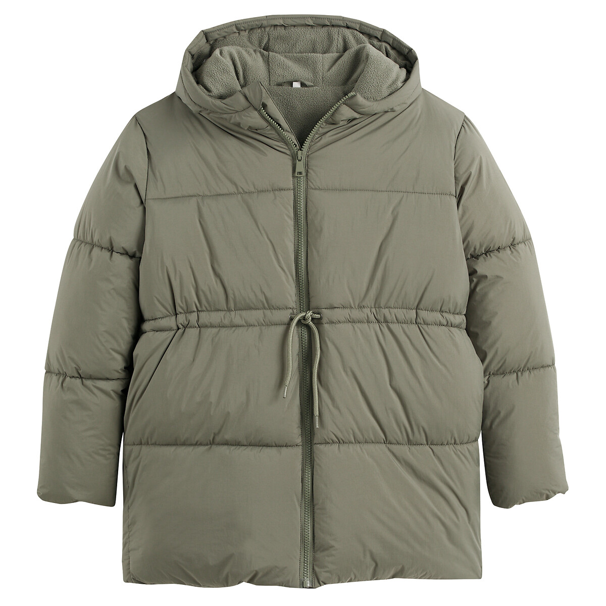 Doudoune chaude à capuche kaki, LA REDOUTE COLLECTIONS