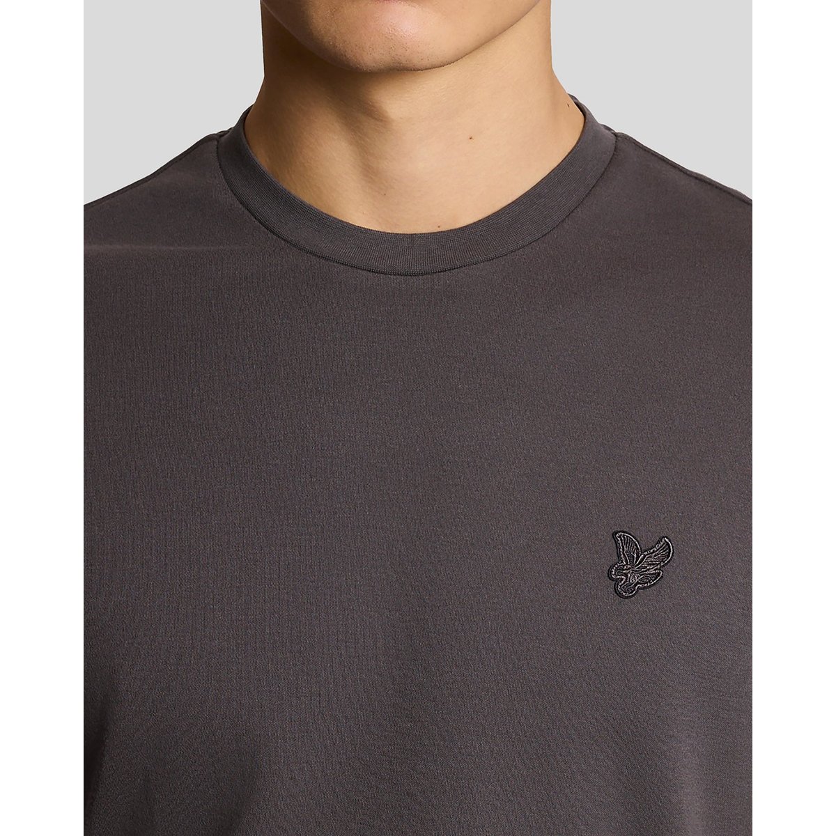 T-shirt coupe décontractée noir fer, LYLE & SCOTT