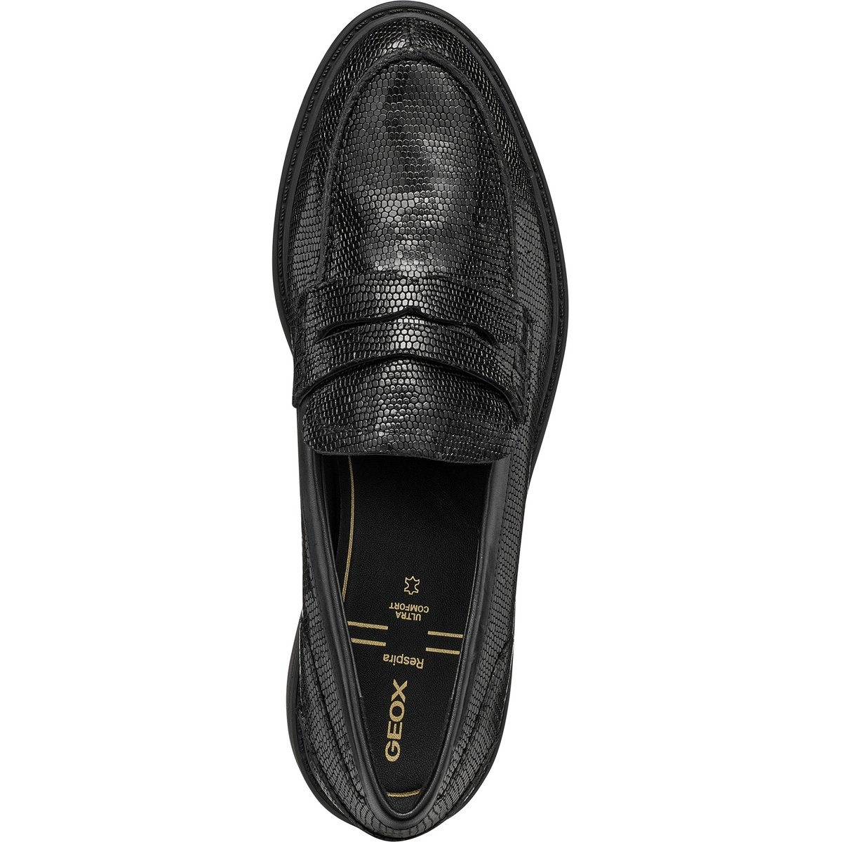Mocassins D WALK PLEASURE B noir, GEOX