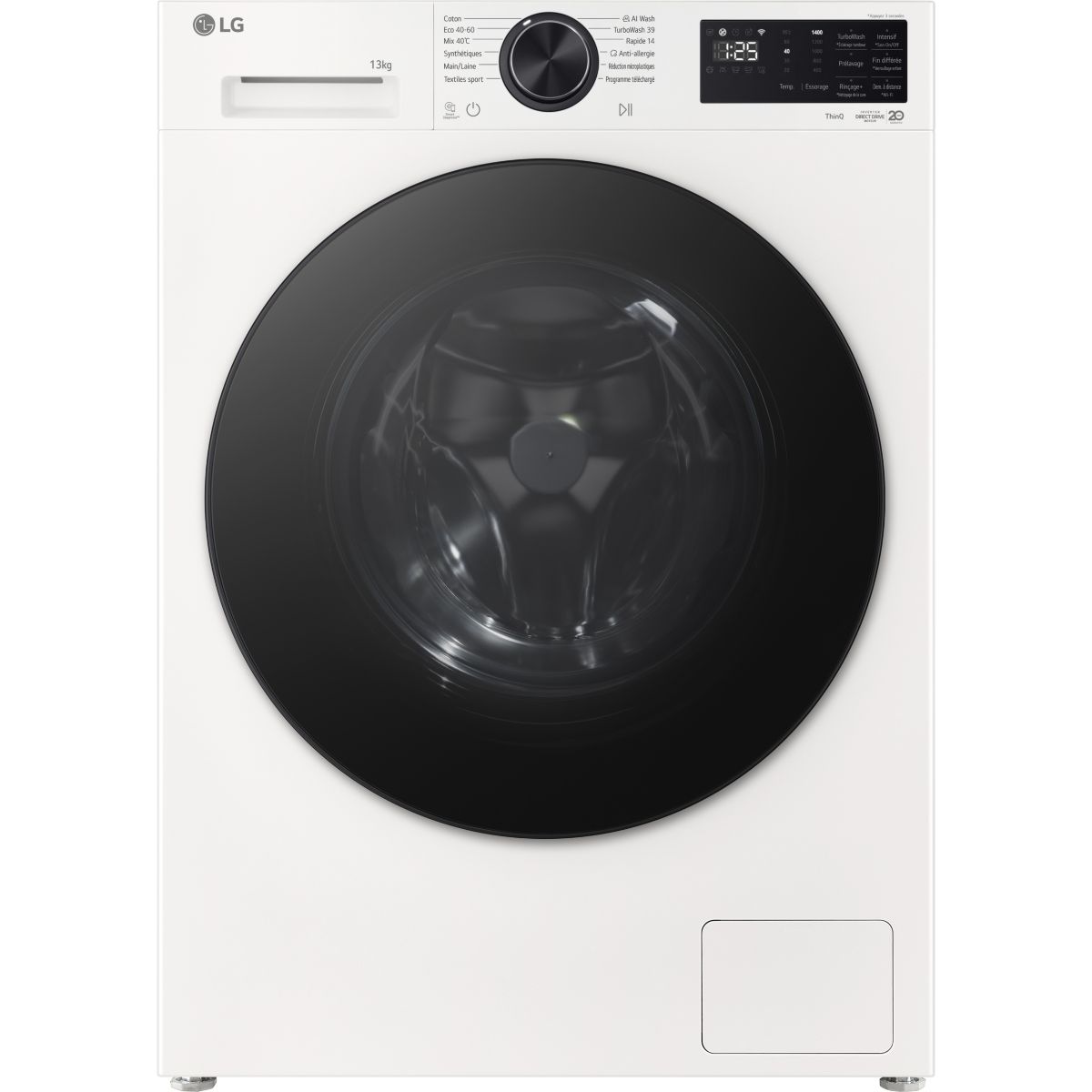 Lave linge hublot F34X56WHST couleur unique, LG