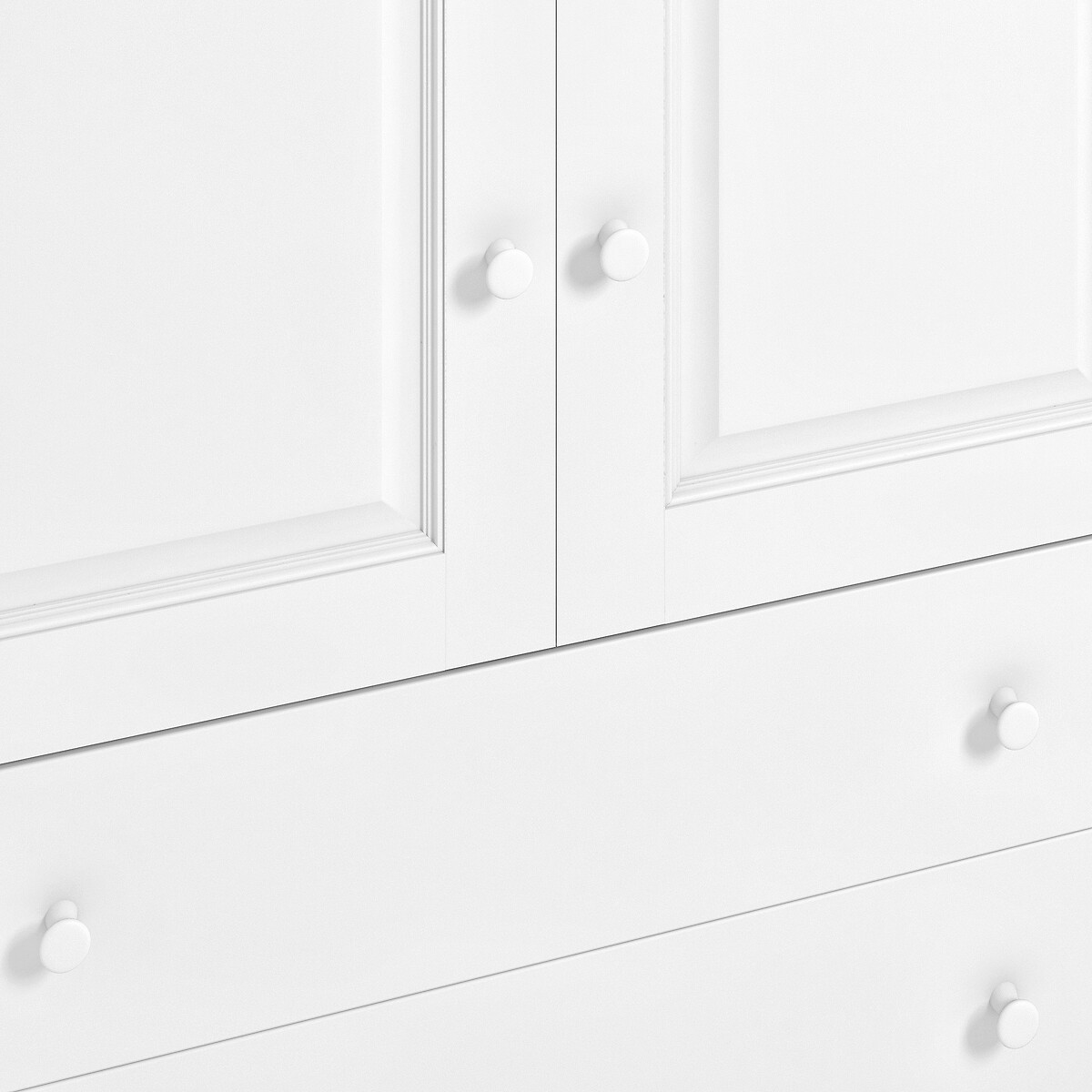 Kleiderschrank Redmond, Kleiderstange weiss, SO'HOME