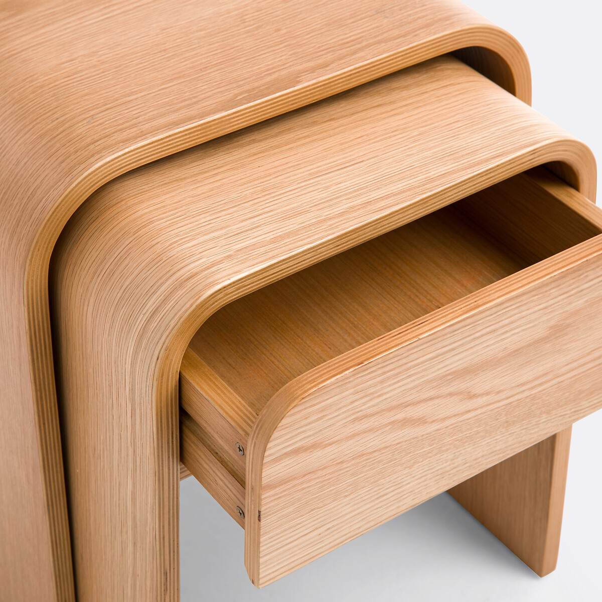 Vence Nest of Bedside Tables oak, LA REDOUTE INTERIEURS
