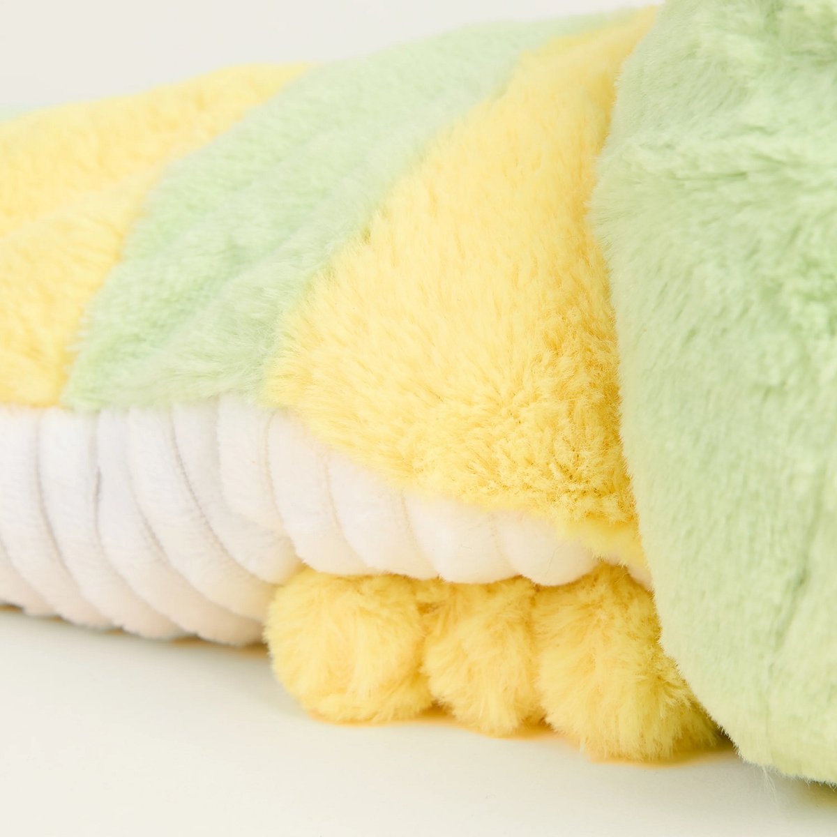 Peluche Bouillotte Chenille Junior verte, WARMIES