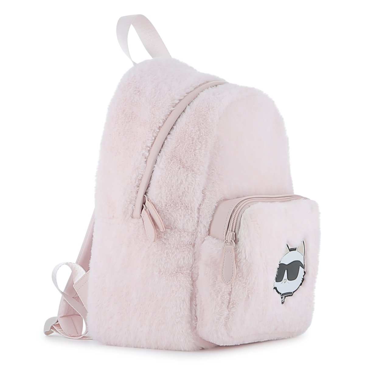 Petit sac à dos en polaire souple carinaria, KARL LAGERFELD KIDS
