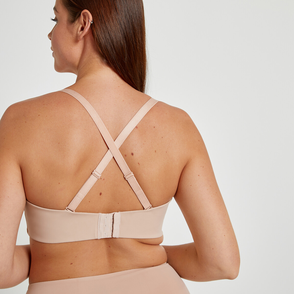 Reggiseno a fascia in microfibra invisibile nude, LA REDOUTE COLLECTIONS PLUS