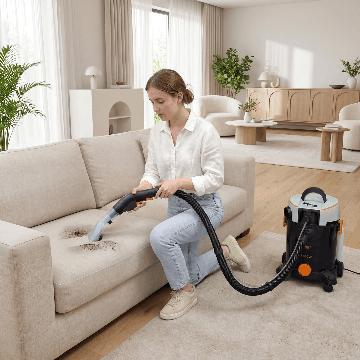 Aspirador Extrator HAEGER Ultra Clean 1400W, Haeger preto , HAEGER