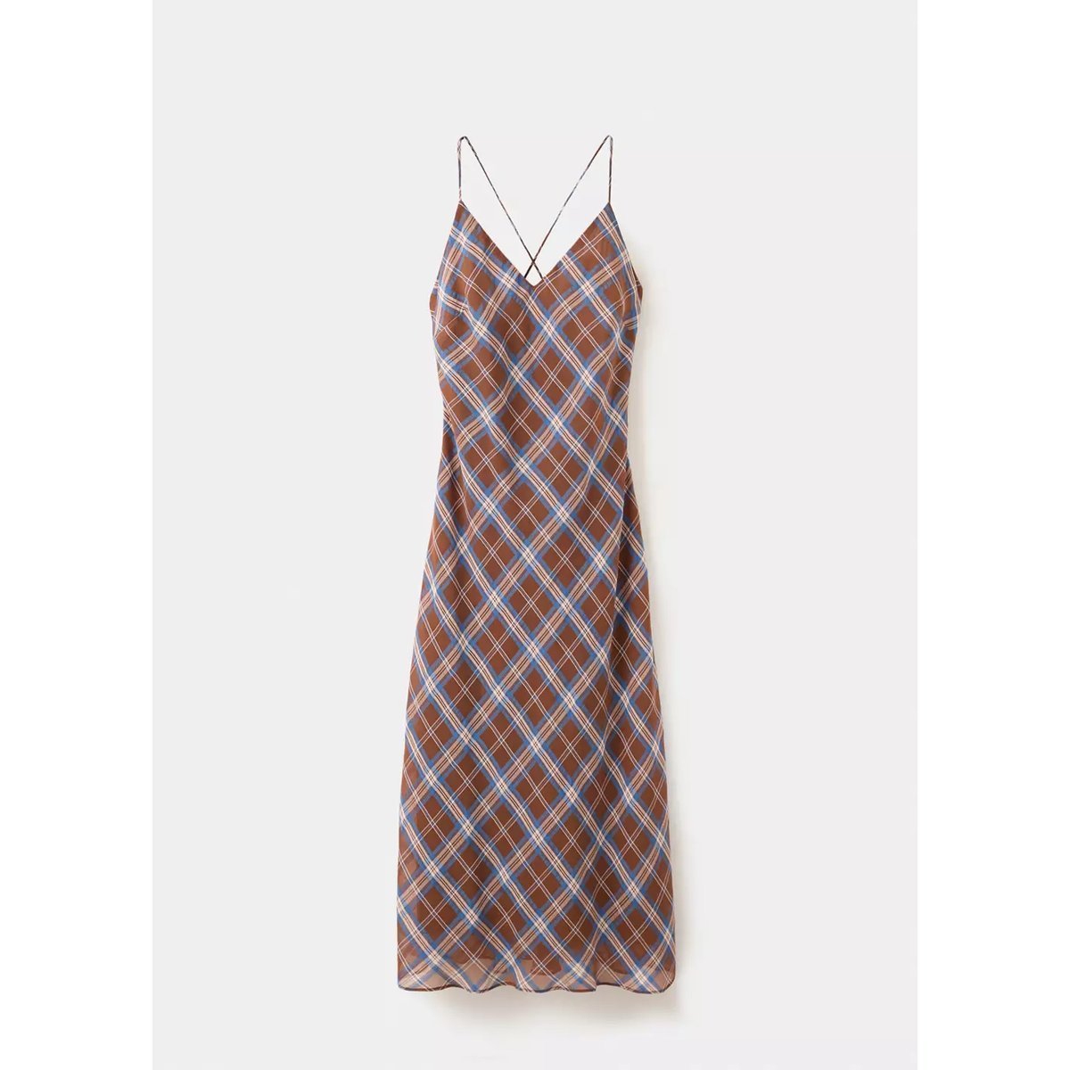 Robe cofi marron, MANGO
